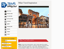 Tablet Screenshot of milan.city-travel-guide.info